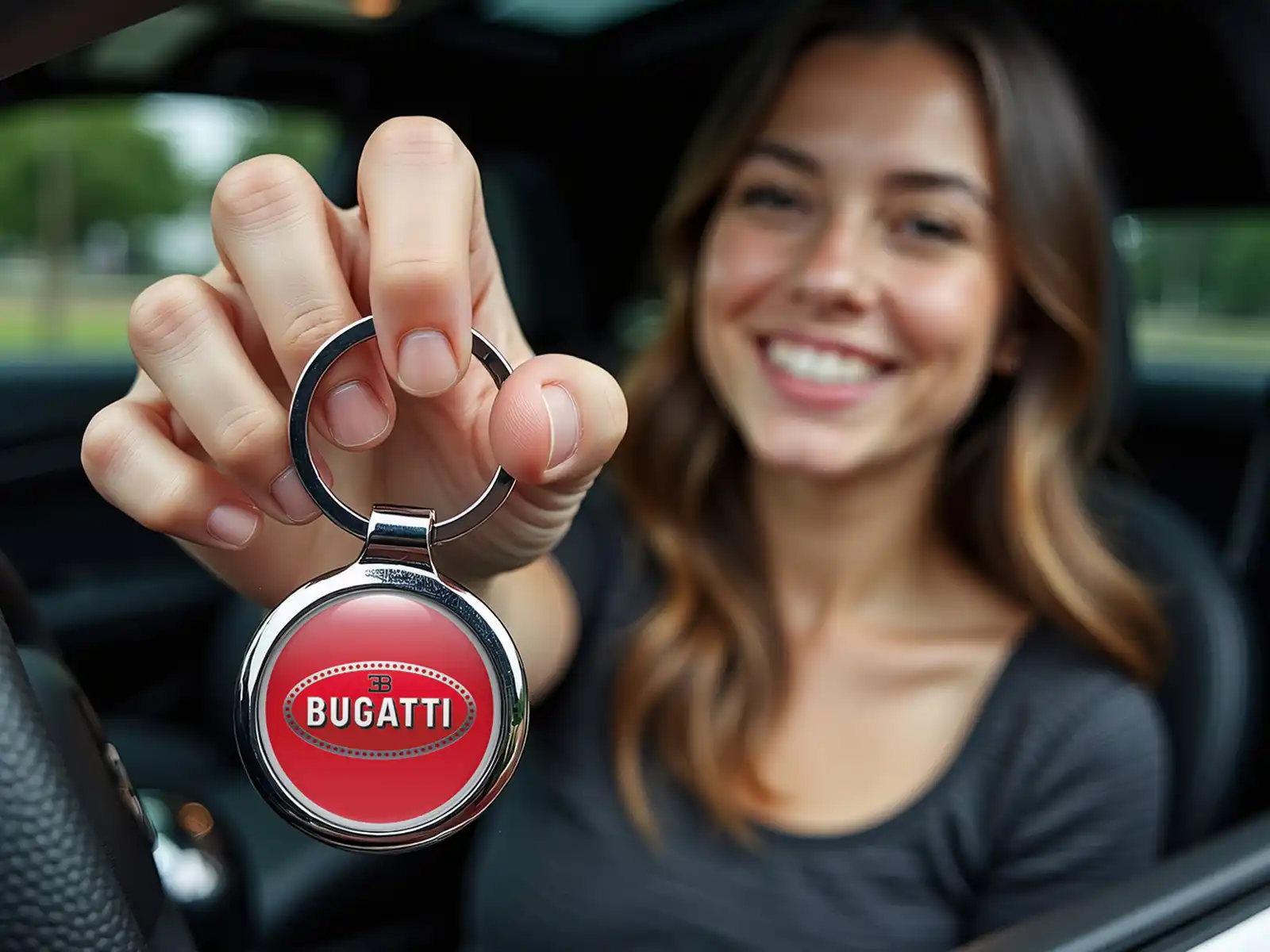 Bugatti Schlüsselhalter Auto Legierung Stylische Edition